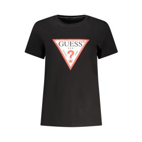 GUESS JEANS NŐI RÖVID UJJÚ PÓLÓ FEKETE