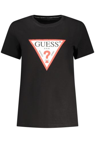 GUESS JEANS NŐI RÖVID UJJÚ PÓLÓ FEKETE