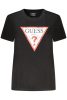GUESS JEANS RÖVID UJJÚ NŐI FEKETE PÓLÓ