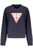 GUESS JEANS NŐI KÉK CIPZÁROS PULÓVER
