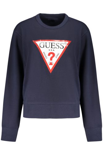 GUESS JEANS NŐI KÉK CIPZÁROS PULÓVER