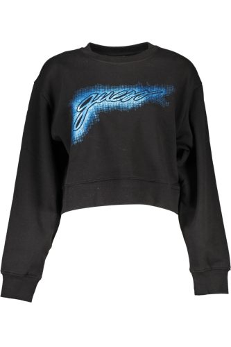 GUESS JEANS PULÓPÓL cipzár NÉLKÜL FEKETE NŐI