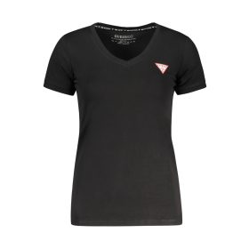 GUESS JEANS NŐI RÖVID UJJÚ PÓLÓ FEKETE