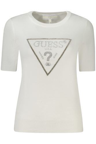GUESS JEANS NŐI FEHÉR PULÓVER