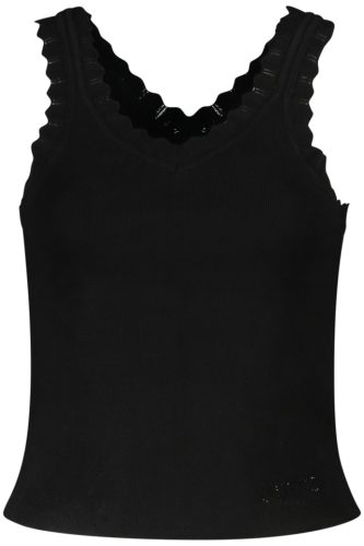 GUESS JEANS NŐI FELNŐ FEKETE TOP