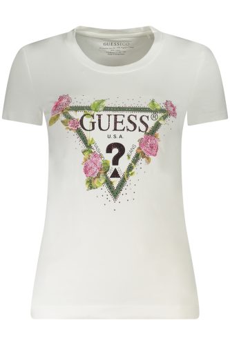 GUESS JEANS RÖVID UJJÚ NŐI FEHÉR PÓLÓ