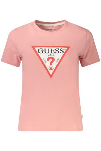 GUESS JEANS NŐI RÖVID UJJÚ PÓLÓ RÓZSASZÍN