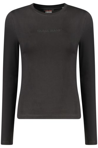 GUESS JEANS HOSSZÚ UJJÚ PÓLÓ NŐI FEKETE