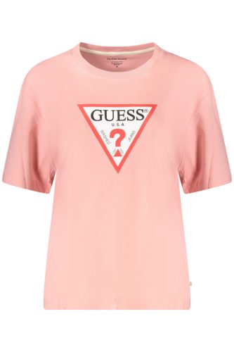 GUESS JEANS NŐI RÖVID UJJÚ PÓLÓ RÓZSASZÍN