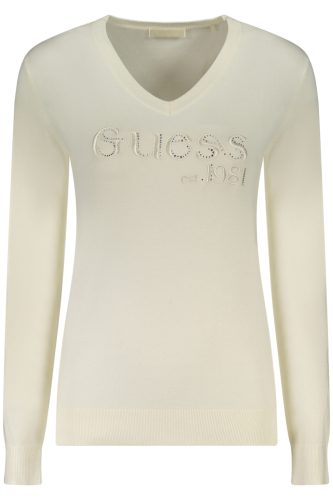 GUESS JEANS NŐI FEHÉR PULÓVER