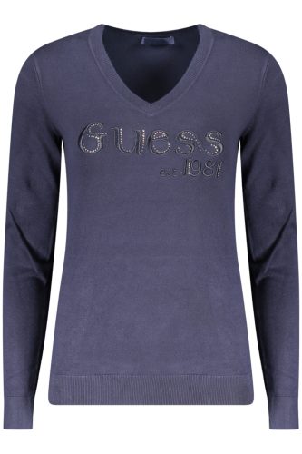 GUESS JEANS NŐI KÉK PULÓVER