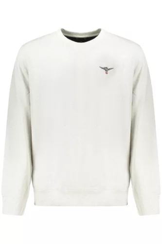 KATONAI AKADÉMIA FÉRFI CIPZÁRAS PULÓVER, SZÜRKE