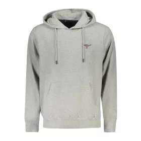 KATONAI AKADÉMIA FÉRFI SZÜRKE CIPZÁROS PULÓVER