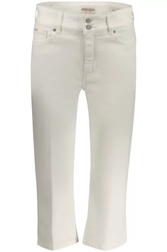 GUESS JEANS NŐI FEHÉR FARMER CAPER