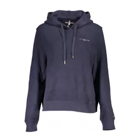 TOMMY HILFIGER NŐI KÉK cipzár nélküli pulóver