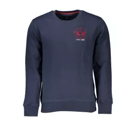 LA MARTINA FÉRFI KÉK CIPZÁR NÉLKÜLI PÓLÓ