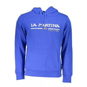 LA MARTINA CIPZÁR NÉLKÜLI FÉRFI PULÓVER KÉK