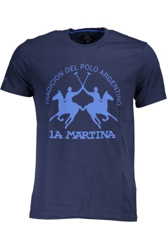 LA MARTINA KÉK FÉRFI RÖVID UJJÚ PÓLÓ