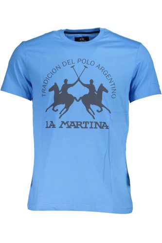 LA MARTINA KÉK FÉRFI RÖVID UJJÚ PÓLÓ