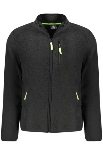 NORWAY 1963 FÉRFI FEKETE CIPZÁROS PULÓVER