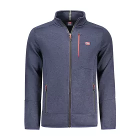 NORWAY 1963 FÉRFI KÉK CIPZÁROS PULÓVER