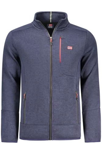 NORWAY 1963 FÉRFI KÉK CIPZÁROS PULÓVER