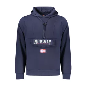 NORWAY 1963 FÉRFI KÉK CIPZÁROS PULÓVER