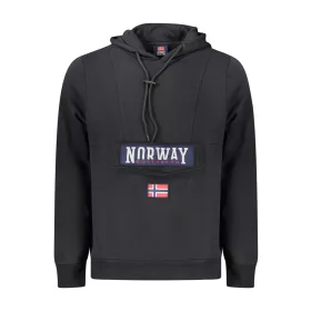 NORWAY 1963 FÉRFI FEKETE CIPZÁROS PULÓVER
