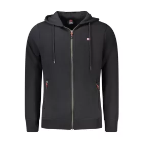 NORWAY 1963 FÉRFI FEKETE CIPZÁROS PULÓVER